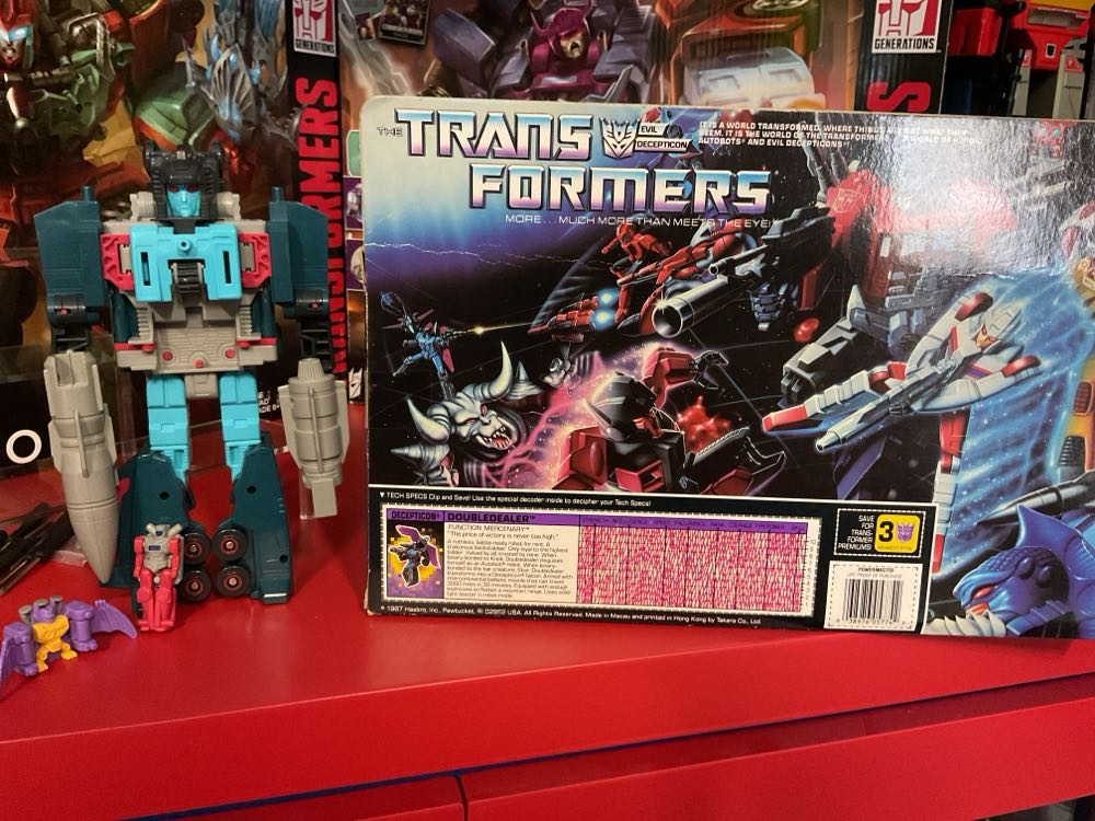 Transformers G1 Doubledealer With Knok And Skar - Hasbro (Powermasters) action figure collectible - Main Image 4