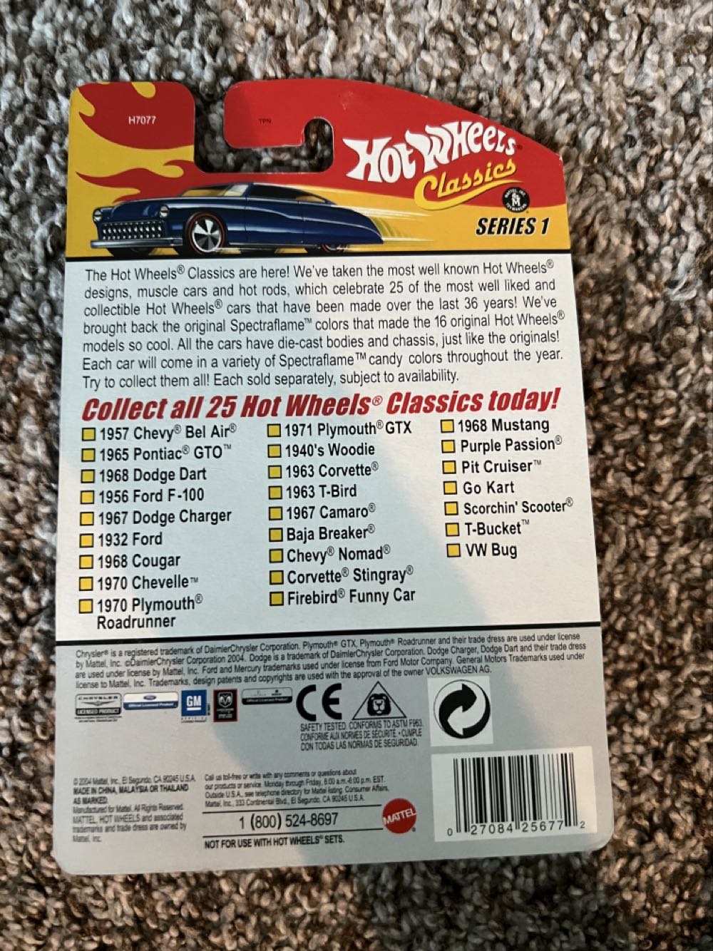 Corvette 1963 - Mattel (Hotwheels Classics Series 1) action figure collectible - Main Image 2