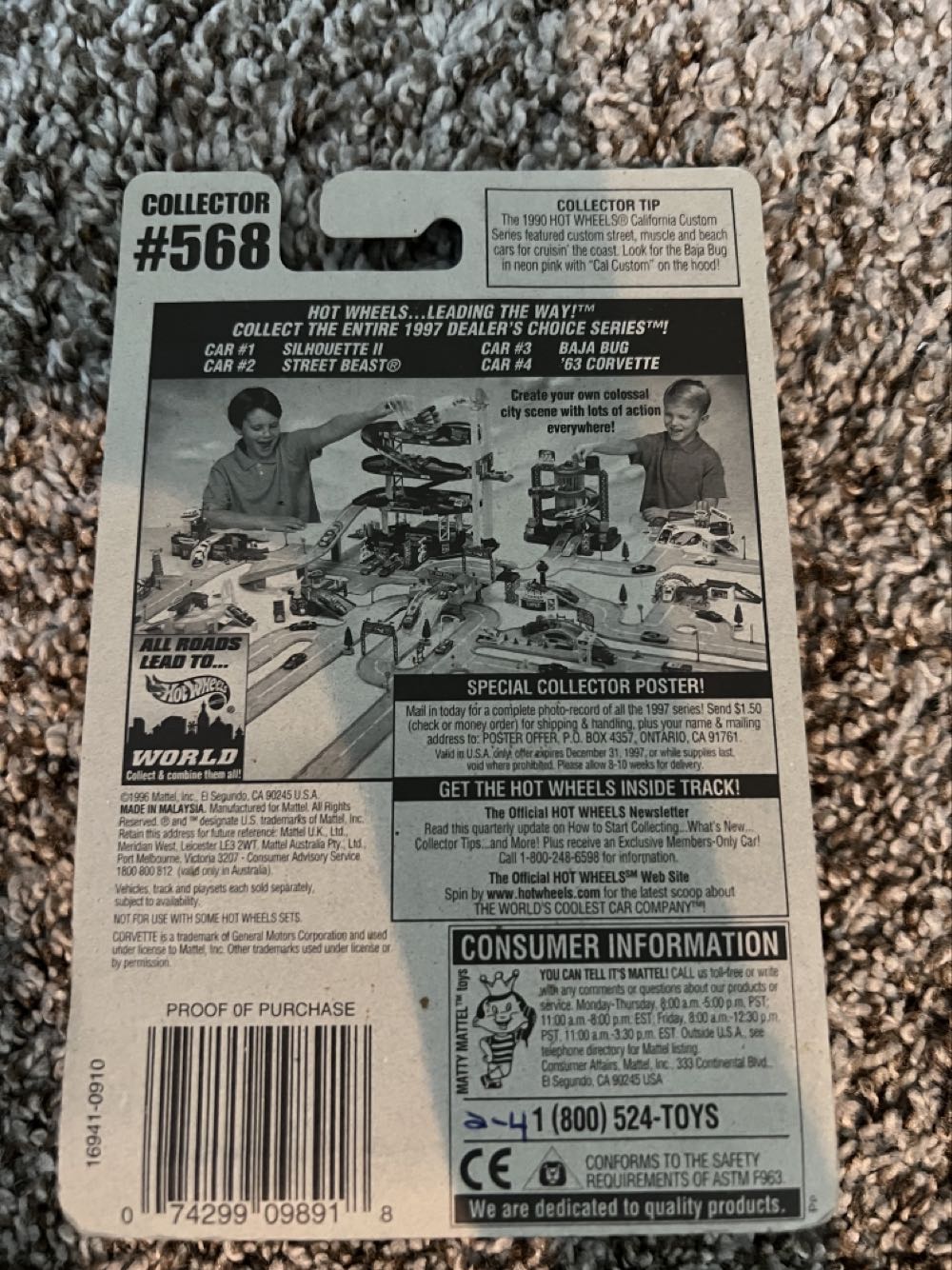 Corvette ‘63 High Rollin’ Royalty (#568) - Mattel (Hotwheels Dealers Choice Series) action figure collectible - Main Image 2