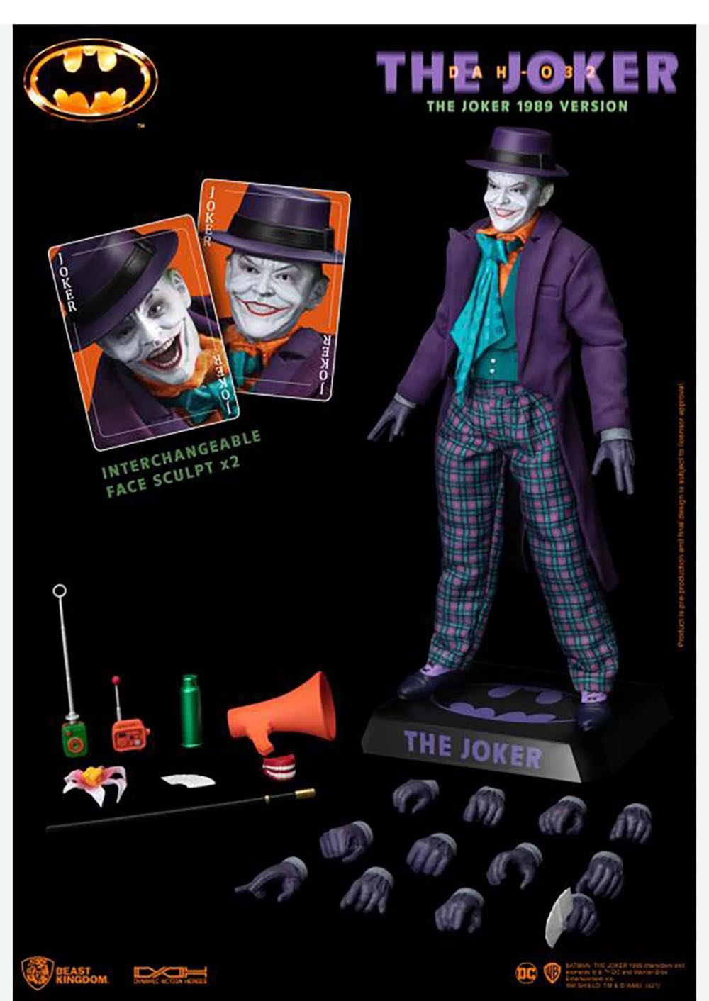 The Joker - Beast Kingdom (Batman (1989)) action figure collectible [Barcode 4711203441632] - Main Image 3