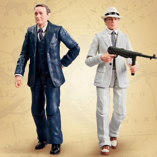 Hasbro Marcus Brody (2) & René Belloq - Indiana Jones Adventure Series (Ark Showdown) - Hasbro (Indiana Jones Adventure Series) action figure collectible [Barcode 5010996179593] - Main Image 2