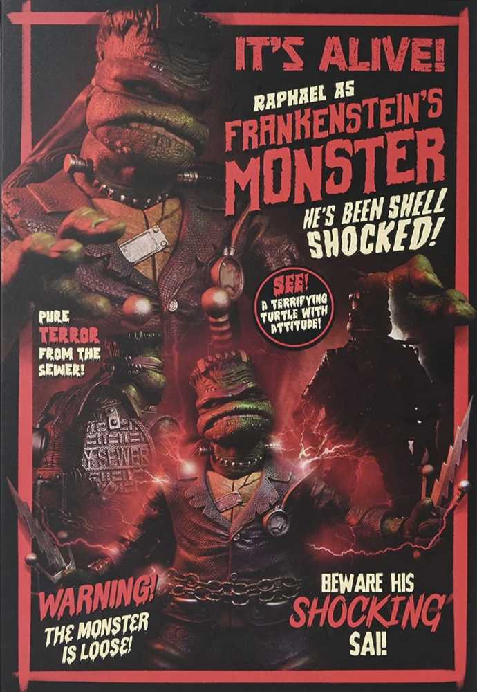 Teenage Mutant Ninja Turtles x Universal Monsters - Neca (Raphael as Frankenstein’s Monster) action figure collectible - Main Image 3