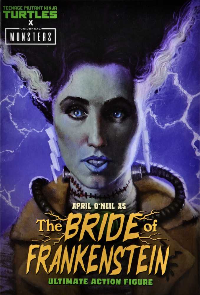 Teenage Mutant Ninja Turtles x Universal Monsters - Neca (April O’Neil as The Bride of Frankenstein) action figure collectible - Main Image 1