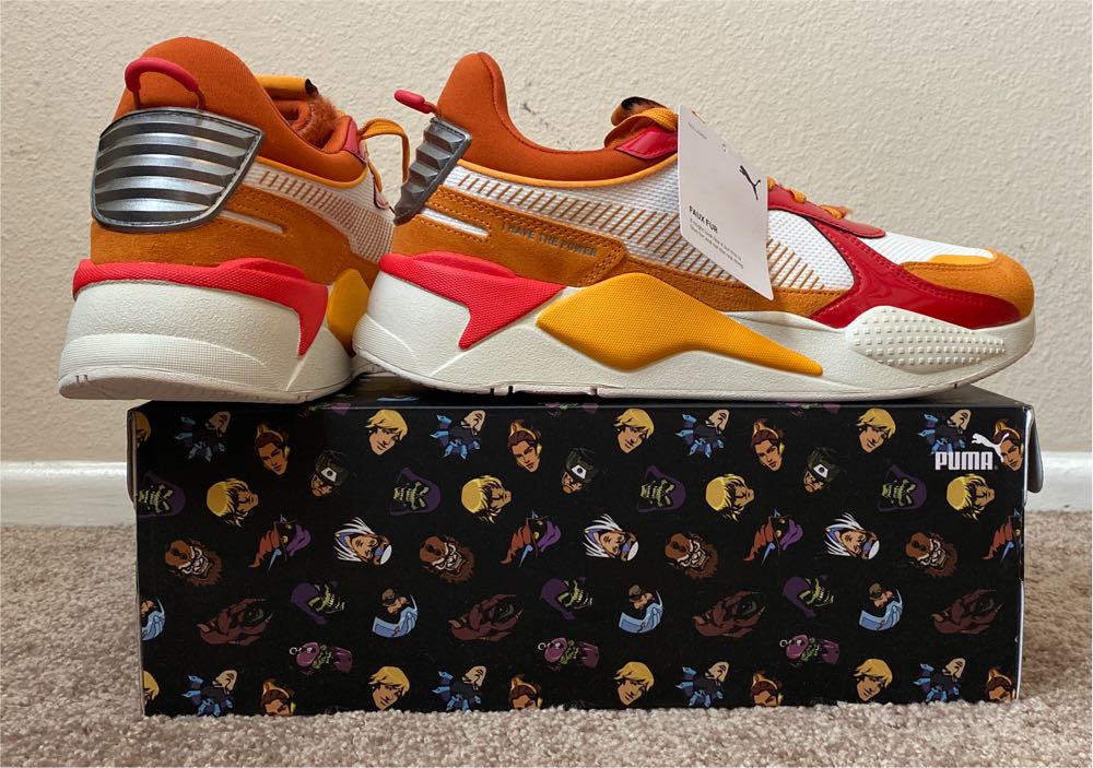 Puma Mens Motu X Rs-x Lace Up Sneakers Shoes Casual Orange Size 11 M  action figure collectible [Barcode 195552008250] - Main Image 2