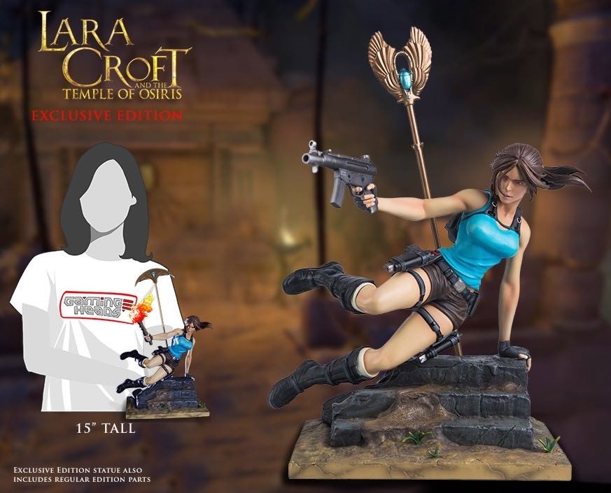 Raider 1/6 Lara Croft Tomb Raider Temple Of Osiris Regular Version Gaming Heads Statue - Gaming Heads (Lara Croft) action figure collectible [Barcode 5060254183107] - Main Image 2