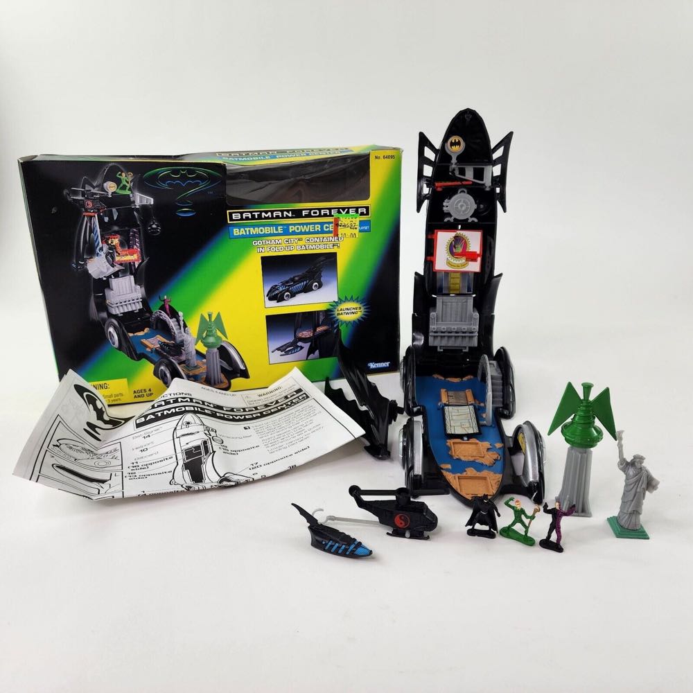 Batman Forever Batmobile Power Center Micro Play set Gotham City - Kenner (Batman) action figure collectible - Main Image 2