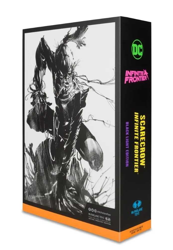 Scarecrow (Infinite Frontier) Black Light (Gold Label) - McFarlane Toys (McFarlane Gold Label Collection) action figure collectible [Barcode 787926170528] - Main Image 2