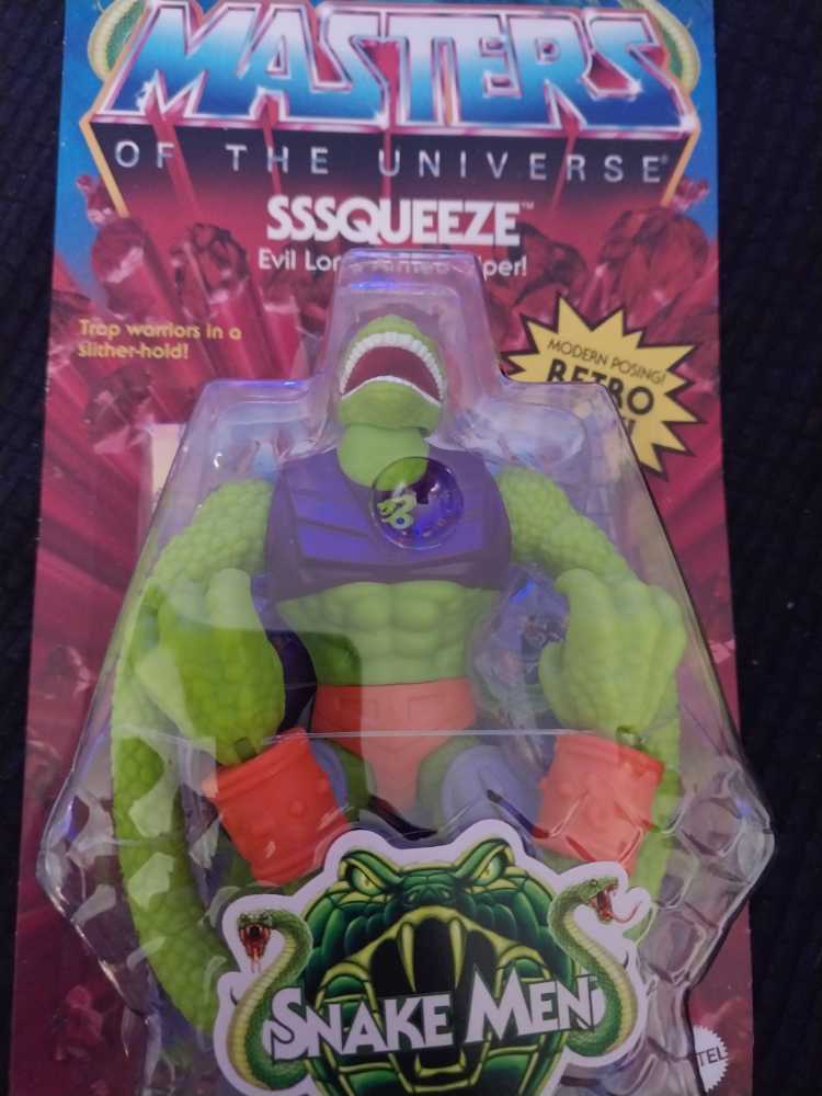 Sssqueeze - Mattel (Masters Of The Universe Origins) action figure collectible [Barcode 194735104260] - Main Image 2