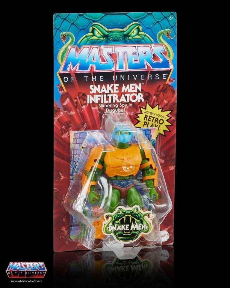 Snake Men Infiltrator - Mattel (Masters of the Universe: Origins) action figure collectible [Barcode 194735104130] - Main Image 2