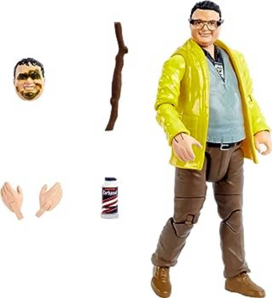 Dennis Nedry - Mattel (Jurassic Park) action figure collectible [Barcode 194735118755] - Main Image 2
