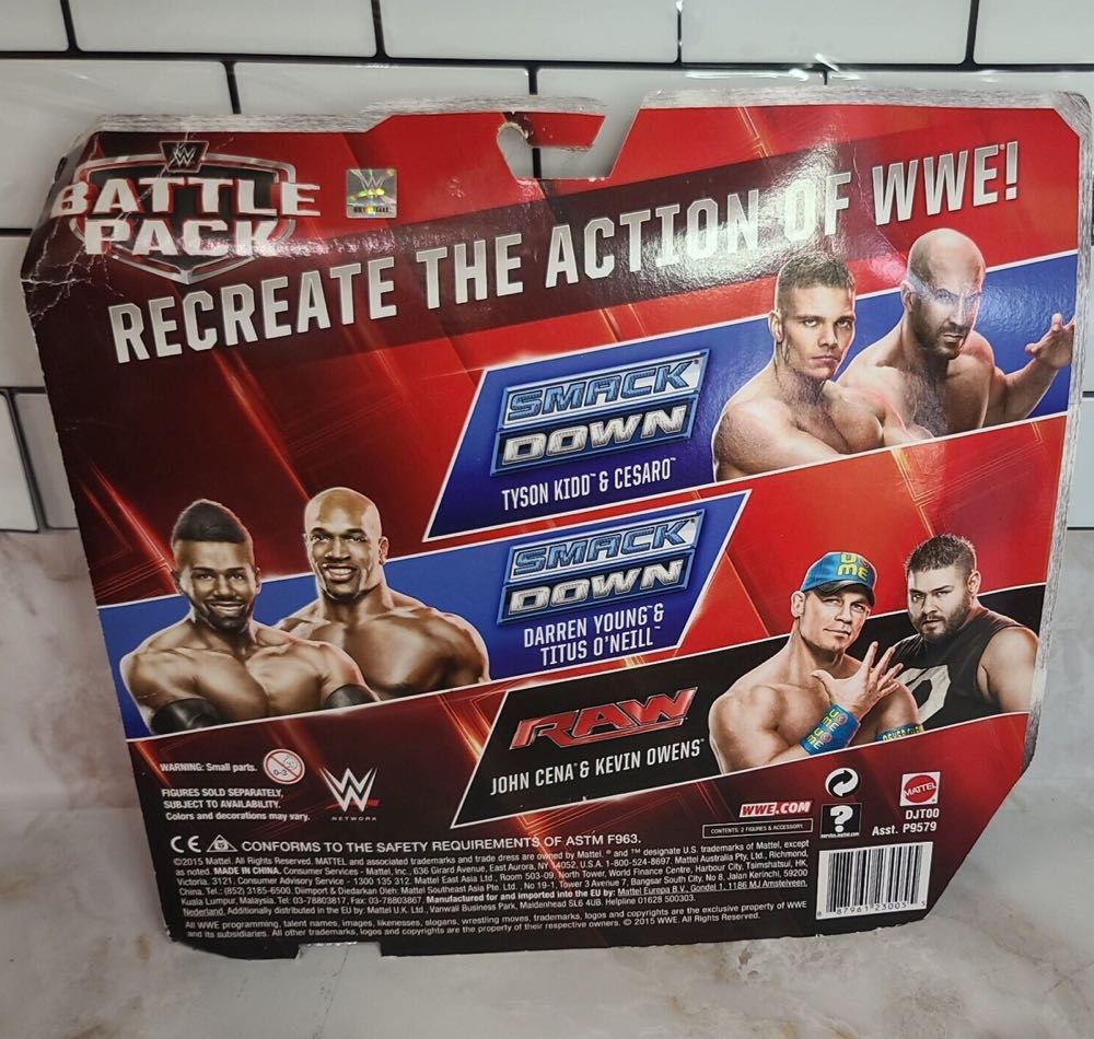 Darren Young - Mattel (WWE Basic Battle Pack Series 39) action figure collectible - Main Image 3