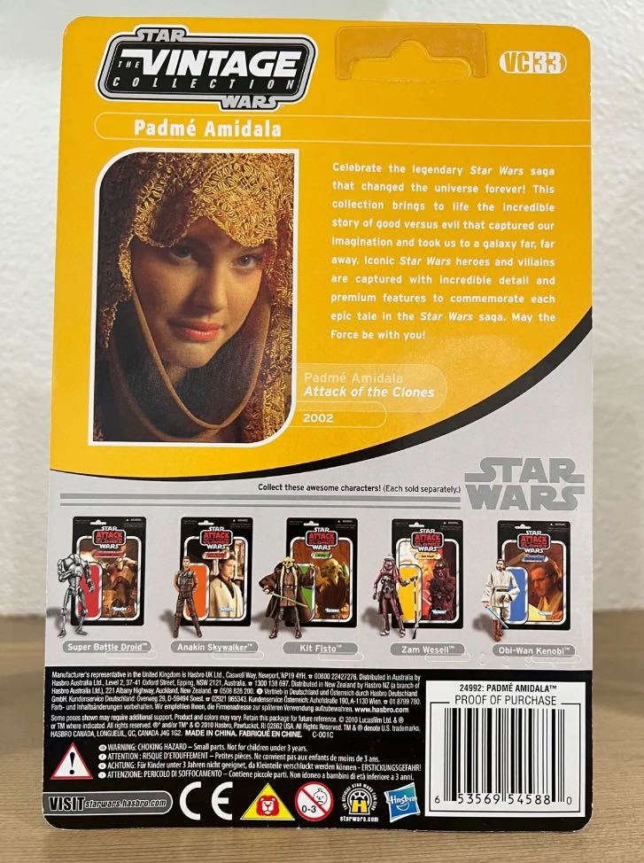 Padmé Amidala (Peasant Disguise) - Hasbro (Star Wars: Attack Of The Clones) action figure collectible - Main Image 2