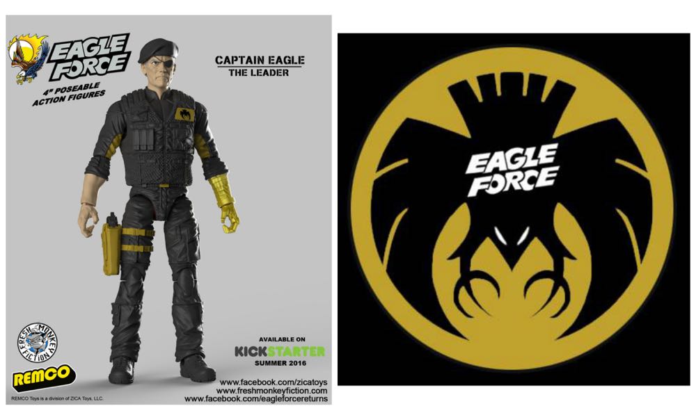 Eagle Force: Captain Eagle - Zica Toys (Eagle Force) action figure collectible [Barcode 013964803426] - Main Image 4