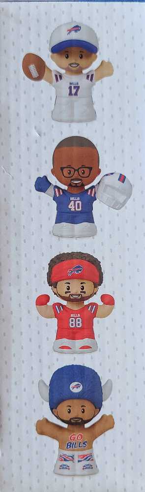 Fisher Price Little People NFL Buffalo Bills 2023 - Fisher Price (Buffalo Bills) action figure collectible [Barcode 194735141845] - Main Image 3