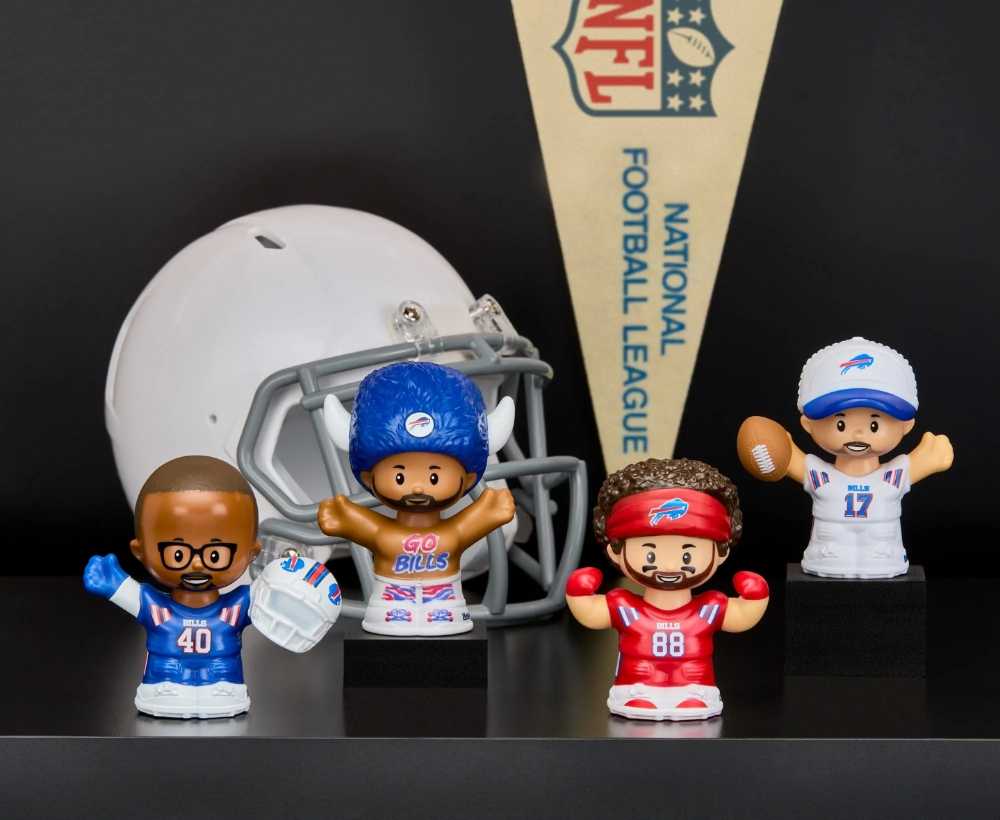 Fisher Price Little People NFL Buffalo Bills 2023 - Fisher Price (Buffalo Bills) action figure collectible [Barcode 194735141845] - Main Image 4