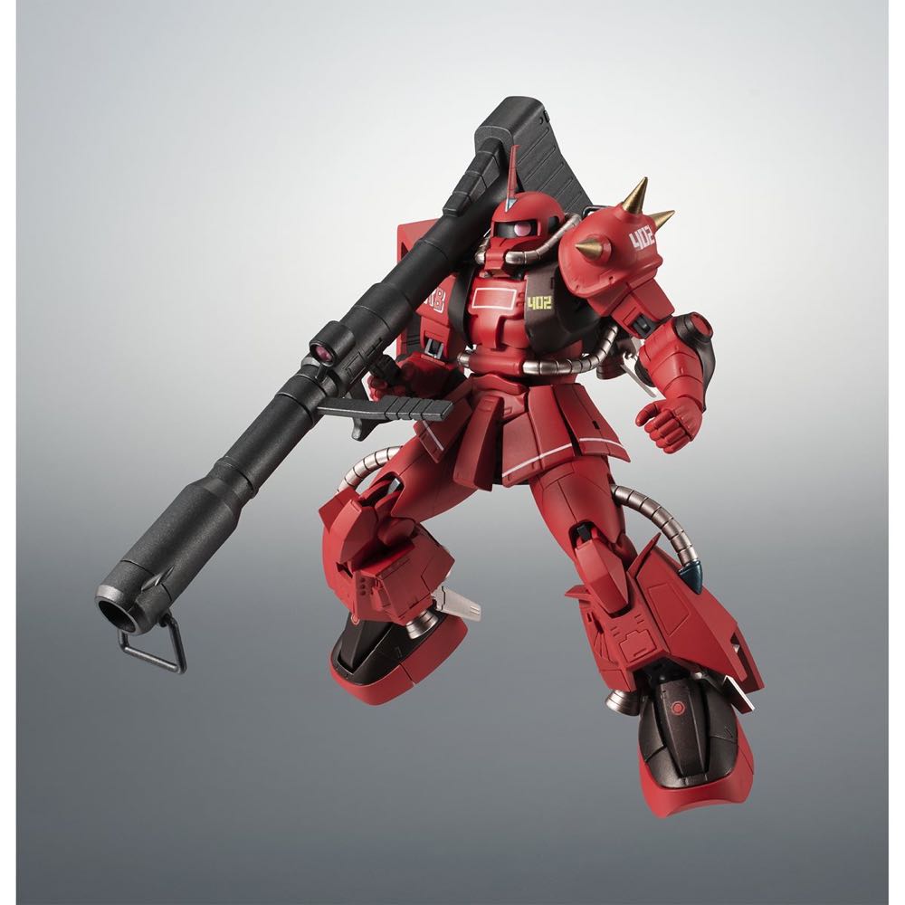 Bandai - Tamashii Nations - The Robot Spirits - Mobile Suit Variations - MS-06R-2 Zaku II High Mobility Type (Johnny Ridden’s Custom Model) Ver. A.n.i.m.e. - Bandai/Tamashii Nations (The Robot Spirits - Mobile Suit Gundam) action figure collectible [Barcode 4573102590985] - Main Image 2