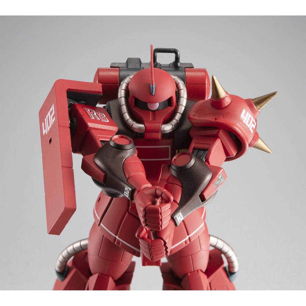 Bandai - Tamashii Nations - The Robot Spirits - Mobile Suit Variations - MS-06R-2 Zaku II High Mobility Type (Johnny Ridden’s Custom Model) Ver. A.n.i.m.e. - Bandai/Tamashii Nations (The Robot Spirits - Mobile Suit Gundam) action figure collectible [Barcode 4573102590985] - Main Image 4