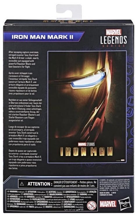 IRON MAN MARK II - Hasbro (Marvel Legends) action figure collectible [Barcode 5010996142702] - Main Image 2