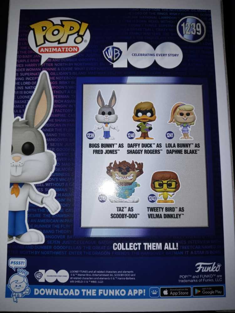 Bugs Bunny: Bugs Bunny As Fred Jones #1239 - Funko (Bugs Bunny) (Bugs Bunny) action figure collectible [Barcode 889698704137] - Main Image 2