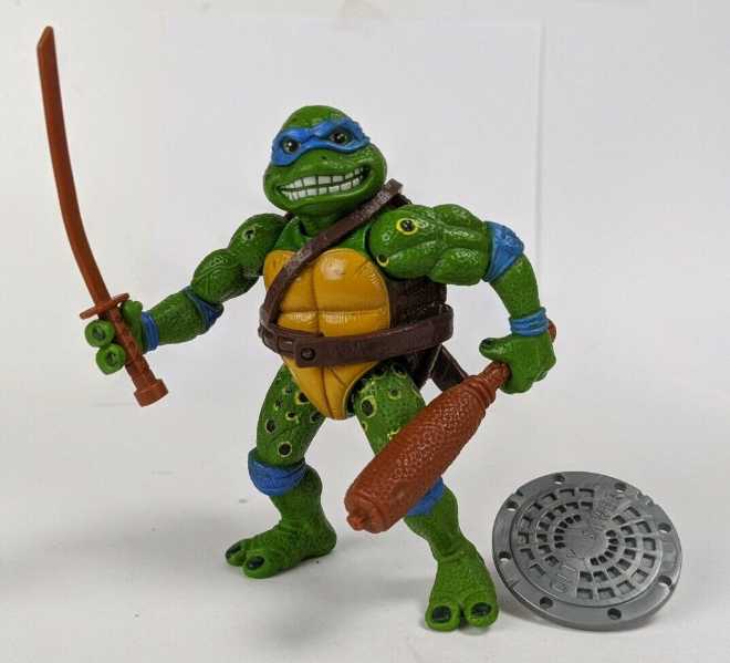 Leonardo Movie Star Reissue - Playmates (Teenage Mutant Ninja Turtles) action figure collectible [Barcode 043377817994] - Main Image 2