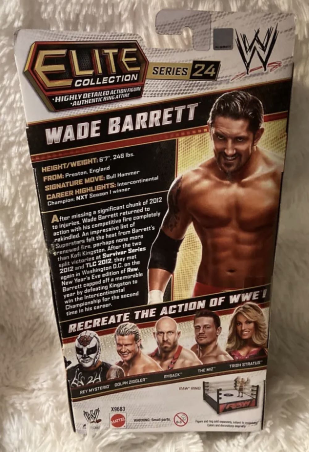 Wade Barrett - Mattel (WWE Elite Series 24) action figure collectible - Main Image 2