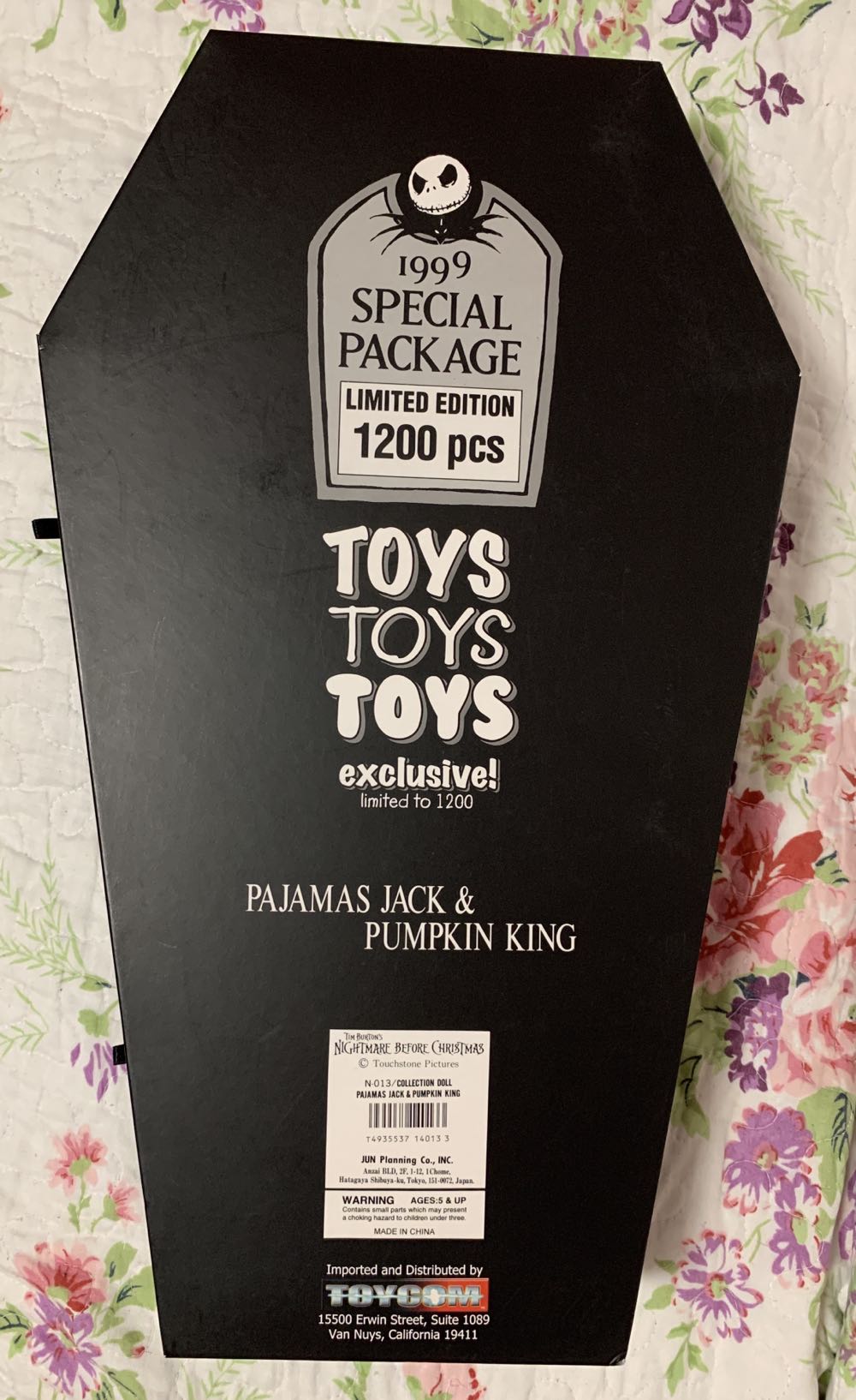 Nightmare Before Christmas - Pajamas Jack & Pumpkin King - JUN Planning Co., Inc. action figure collectible [Barcode 4935537140133] - Main Image 4