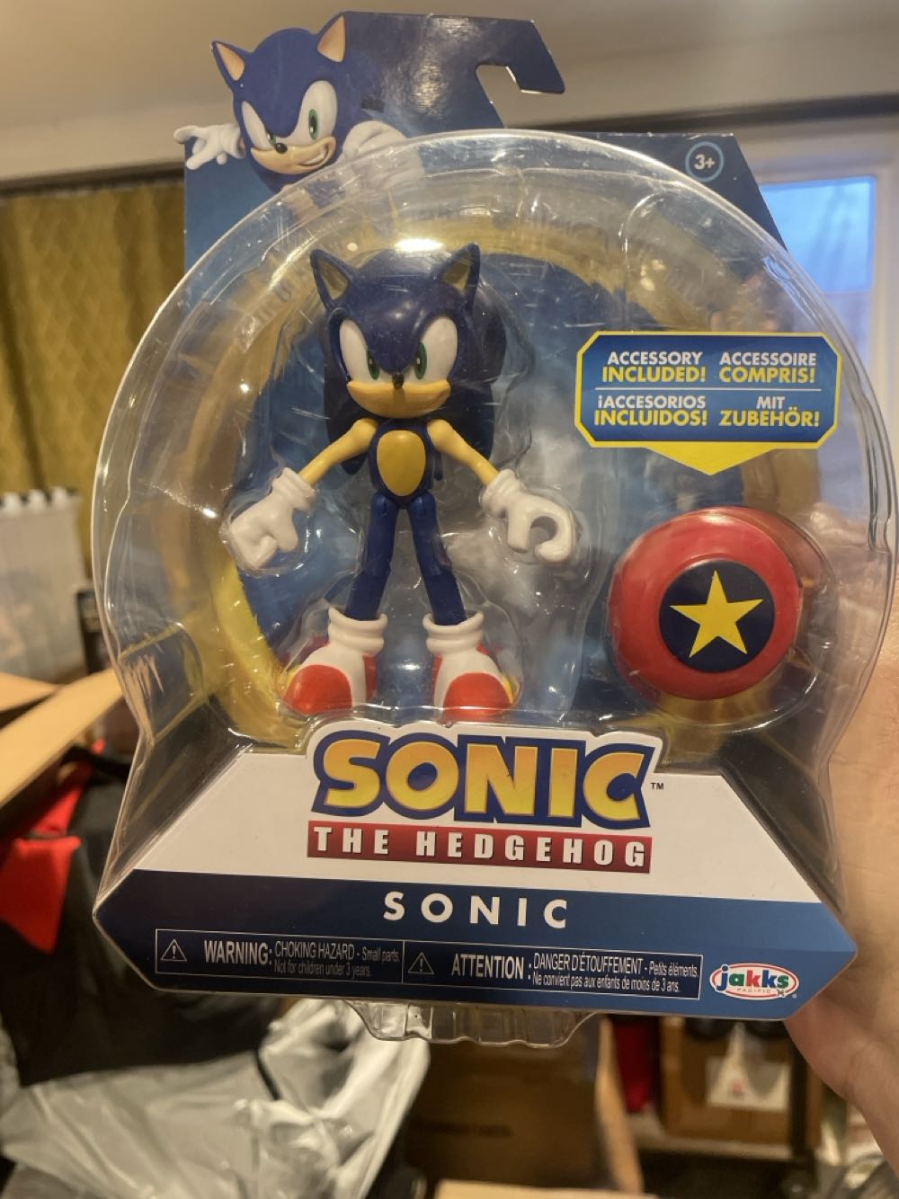 Sonic The Hedgehog 4 Inch Figure - Jakks Pacific (Sonic The Hedgehog) action figure collectible [Barcode 192995413108] - Main Image 3