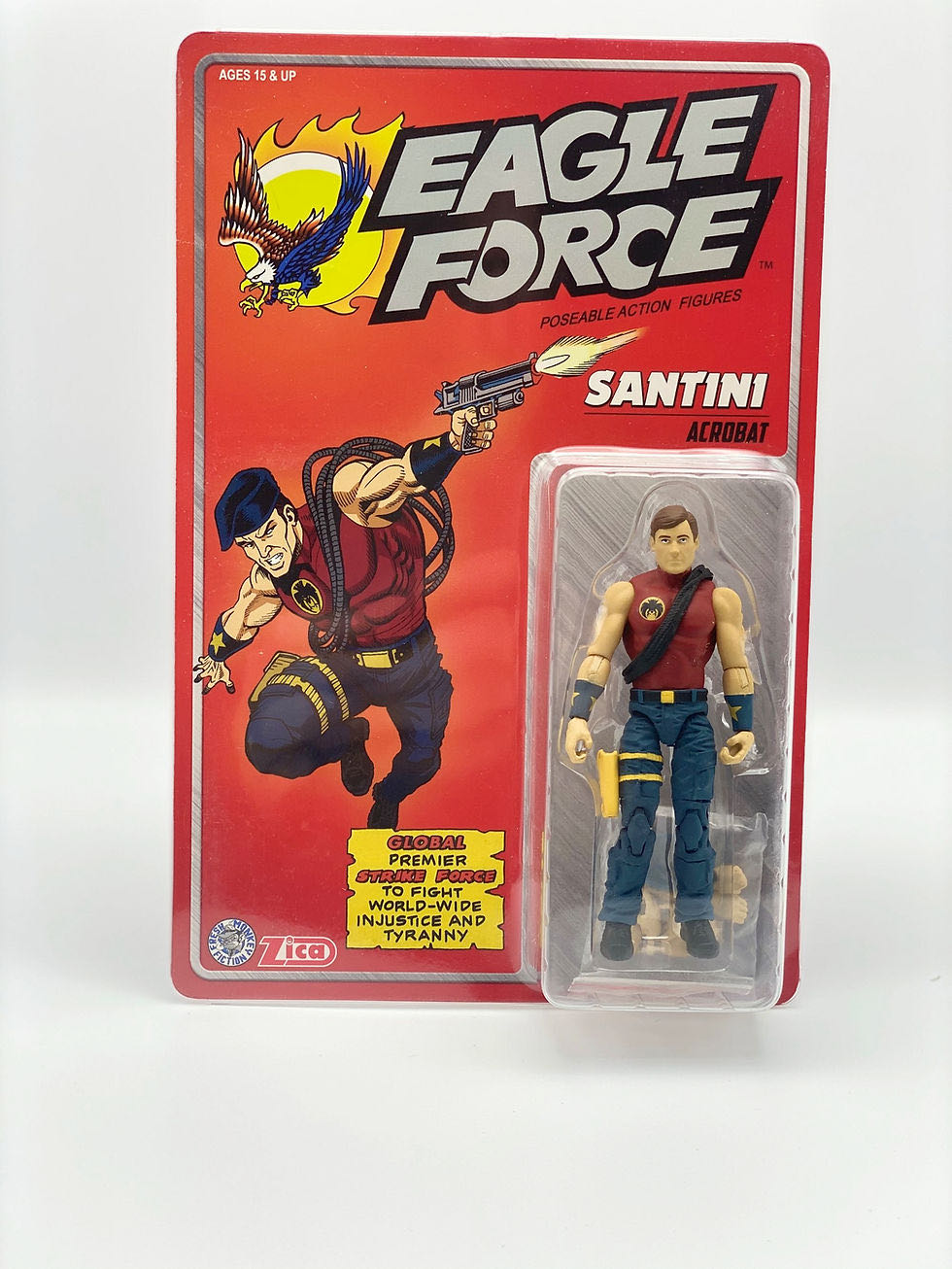 Eagle Force: Santini - Zica Toys (Eagle Force) action figure collectible [Barcode 013964803426] - Main Image 4