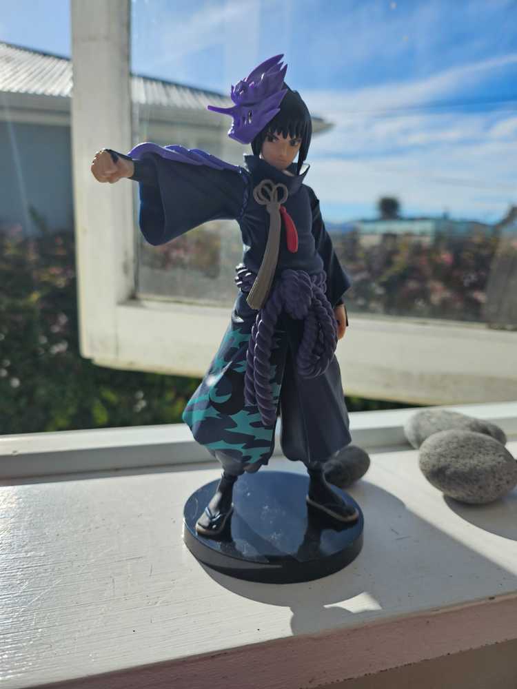 Banpresto Naruto Shippuden Uchiha Sasuke Animation 20th Anniversary Costume Statue - Bandai Spirits Co., LTD (Anime/Naruto) action figure collectible [Barcode 4983164881974] - Main Image 2