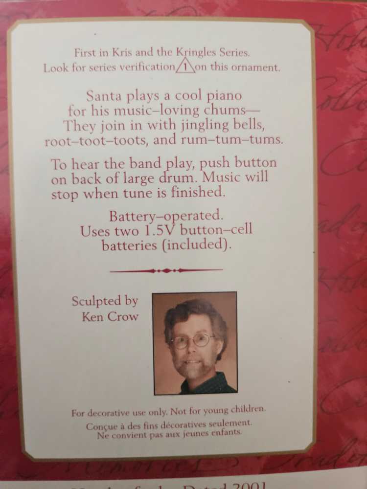 Hallmark Keepsake Ornament Kris And The Kringles 1st In Series - Hallmark Keepsake Ornaments action figure collectible [Barcode 015012599473] - Main Image 3