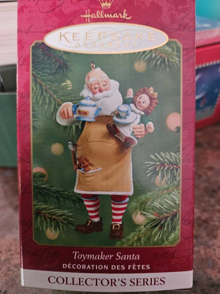 Hallmark Keepsake Ornament Toymaker Santa 2nd In Series - Hallmark Keepsake Ornaments (Santa Clause) action figure collectible [Barcode 015012611960] - Main Image 2