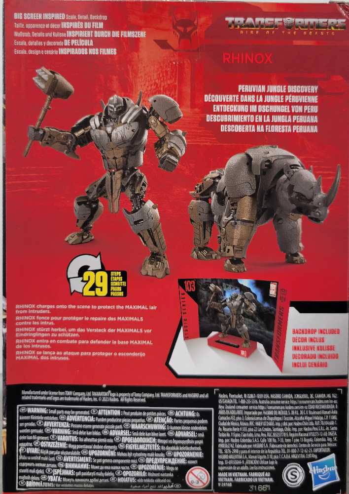 103 Rhinox - Hasbro (Studio Series) action figure collectible - Main Image 3