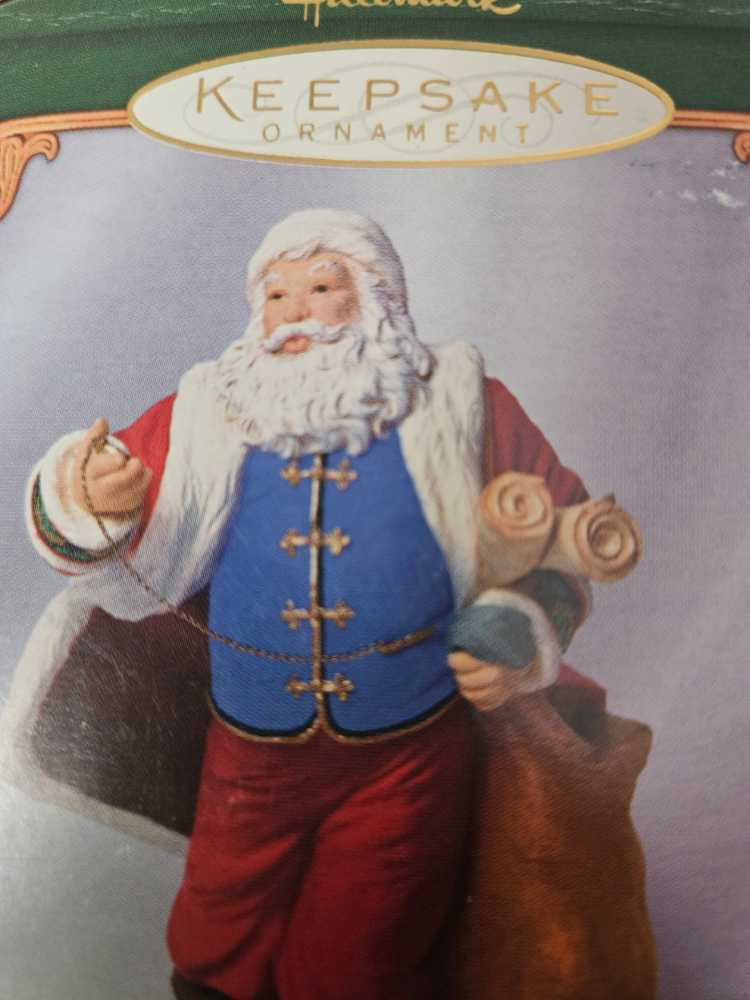 Claus Panda Bear Hallmark Keepsake Hallmark ”santa Claus & Panda Bear” Ornament Santa Claus With Panda Set Of 2 Ornaments Christmas Box In Qxi5395 W Club New Piece Nib Holiday Mini Missing Teddy Two Open House - Hallmark Keepsake Ornaments (Santa Clause) action figure collectible [Barcode 015012626933] - Main Image 2