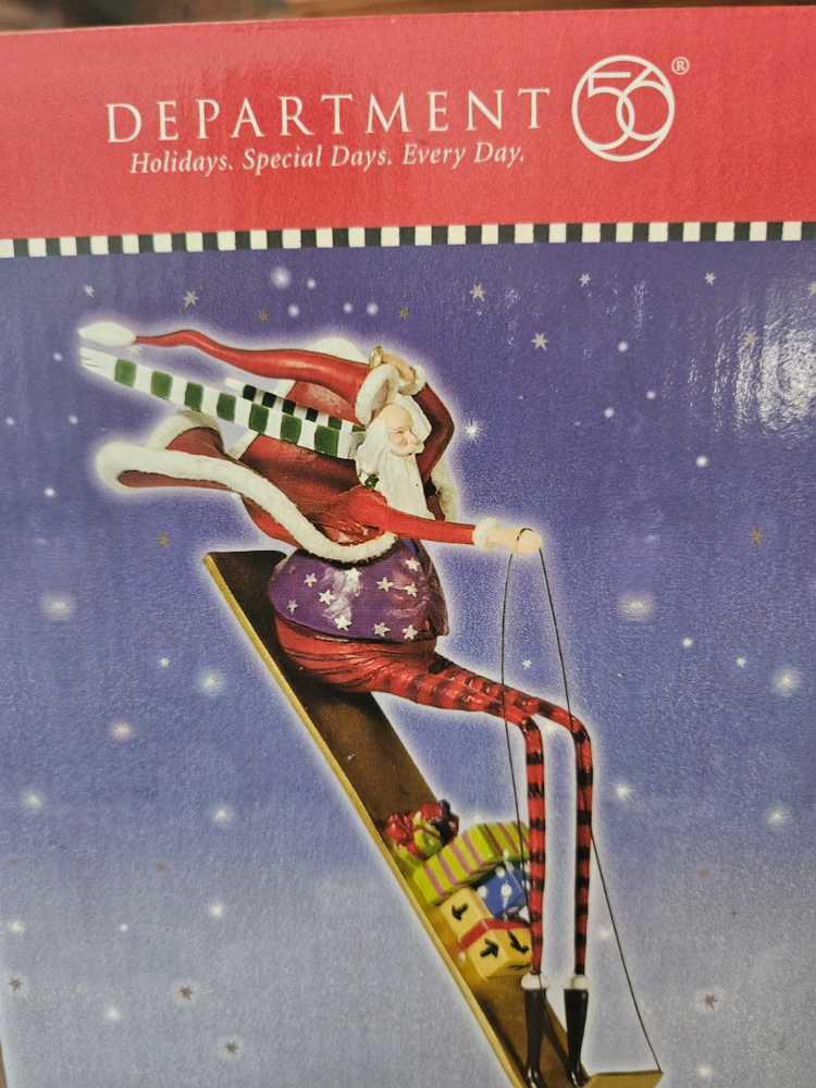 Ornament - Department 56 (Santa Clause) action figure collectible [Barcode 734409235335] - Main Image 2
