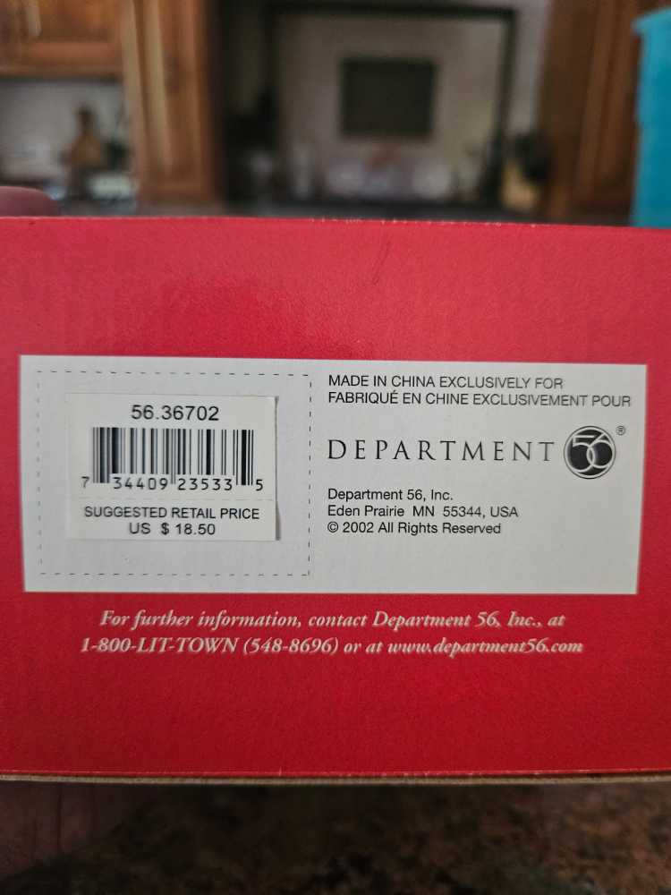 Ornament - Department 56 (Santa Clause) action figure collectible [Barcode 734409235335] - Main Image 3