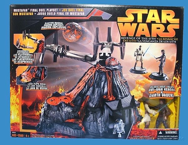 Star Wars: Mustafar Final Duel Playset - Hasbro (Star Wars: Episode III: Revenge of the Sith) action figure collectible - Main Image 2