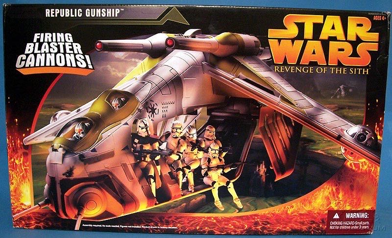 Star Wars: Republic Gunship - Hasbro (Star Wars: Episode III: Revenge of the Sith) action figure collectible - Main Image 2