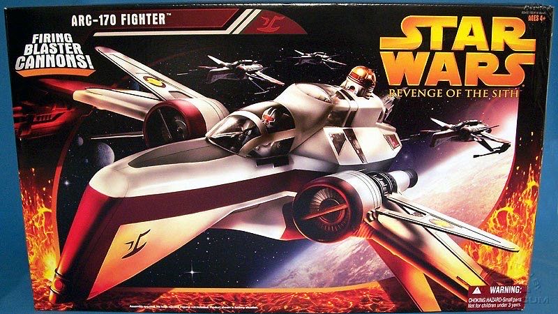 Star Wars: ARC-170 Fighter - Hasbro (Star Wars: Episode III: Revenge of the Sith) action figure collectible - Main Image 2