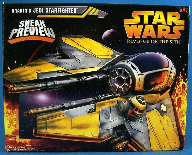 Star Wars: Anakin’s Jedi Starfighter - Hasbro (Star Wars: Episode III: Revenge of the Sith (Sneak Preview)) action figure collectible - Main Image 2
