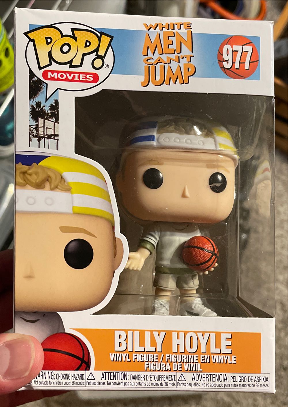 Hoyle Pop! Movies White Men Cant Jump Billy Hoyle #977 White Men’s Can’t Jump Vinyl New Funko Pop 977 9.5cm Movies: Jump: Billy Hoyle  action figure collectible [Barcode 889698481984] - Main Image 2