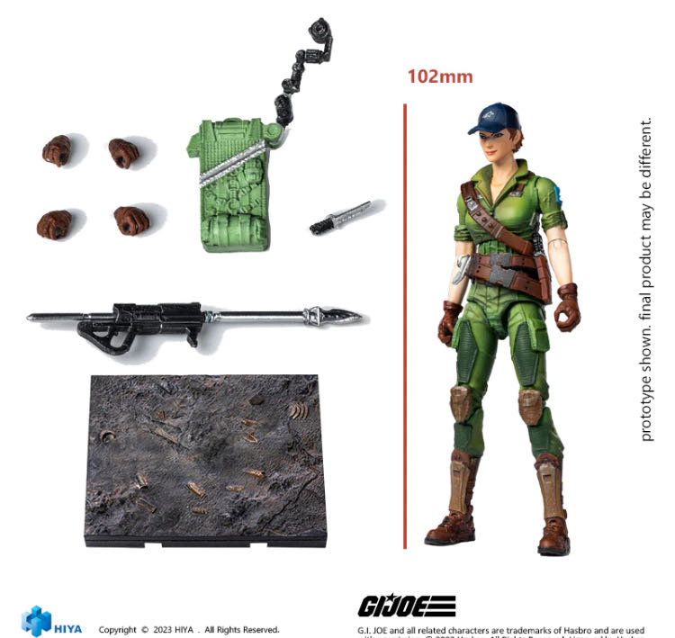 G.I. Joe🇺🇸Lady Jaye - HIYA Toys (G.I. Joe) action figure collectible - Main Image 4