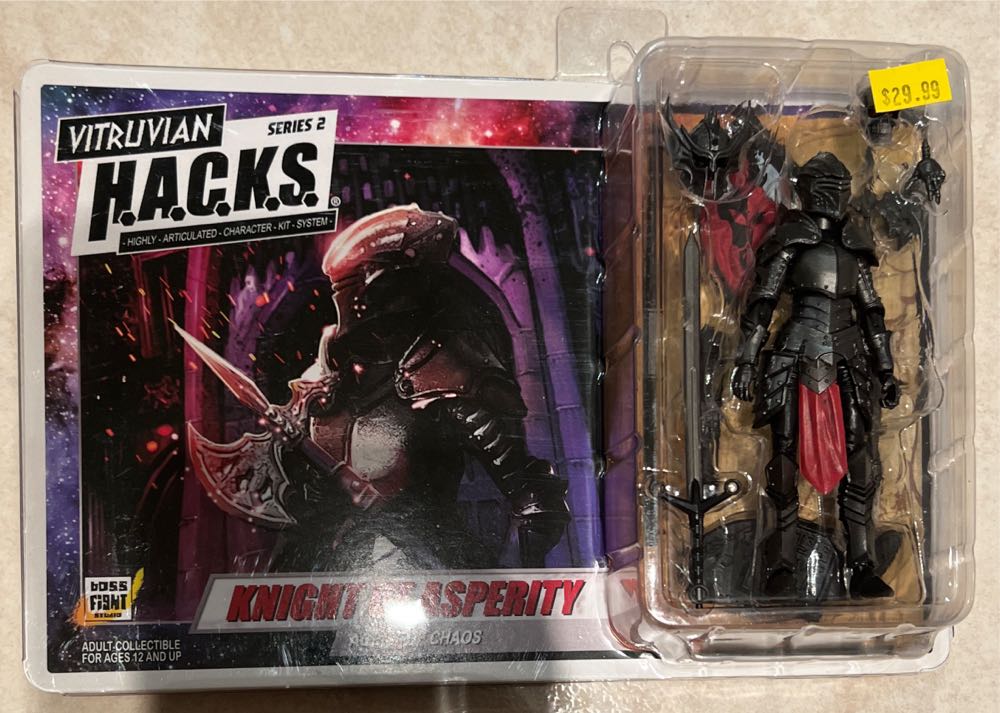 Vitruvian Hacks Female Knight Of Asperity Net  action figure collectible [Barcode 814800022052] - Main Image 2