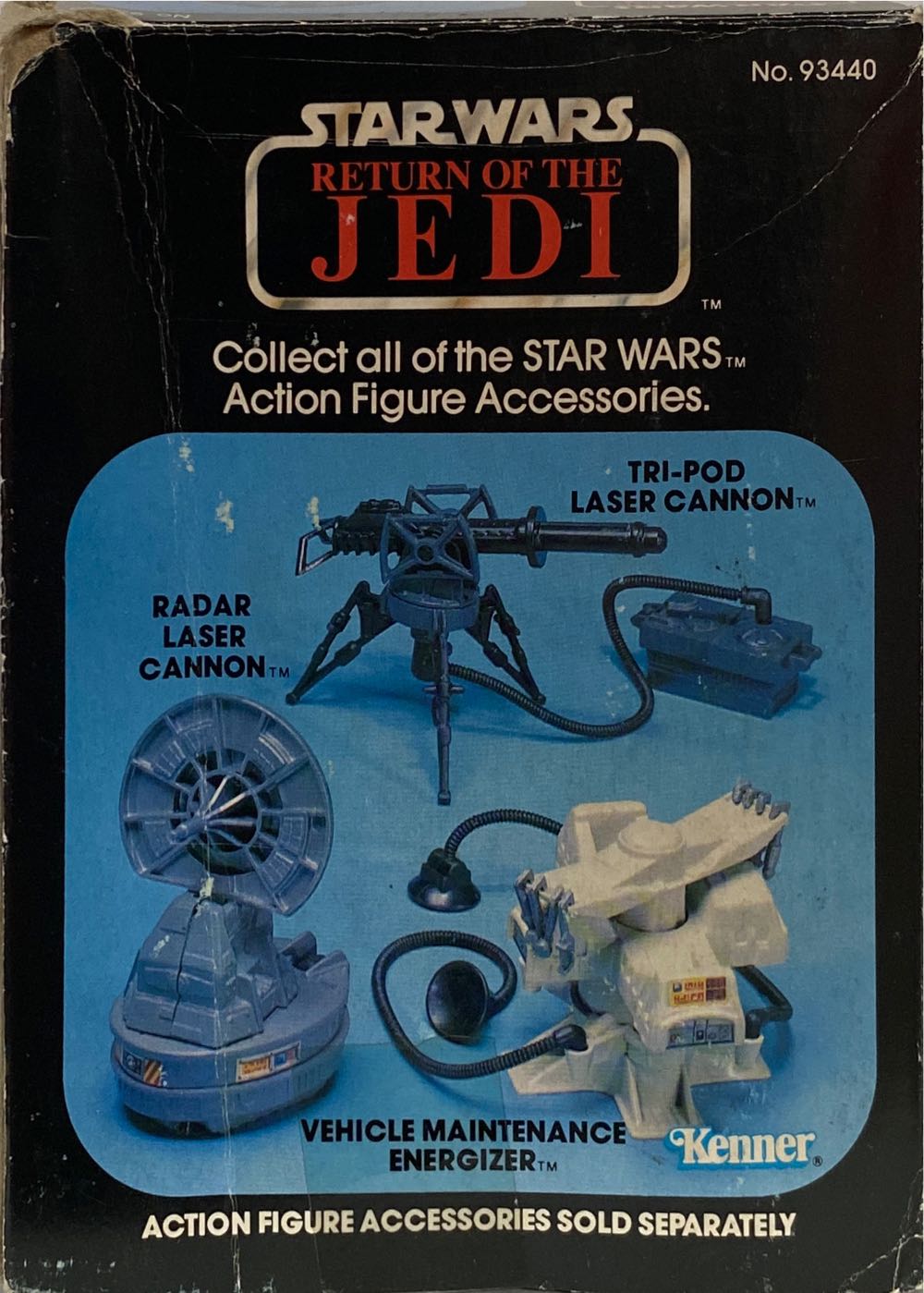 Radar Laser Cannon - Kenner (Return Of The Jedi) action figure collectible [Barcode 076281934402] - Main Image 2