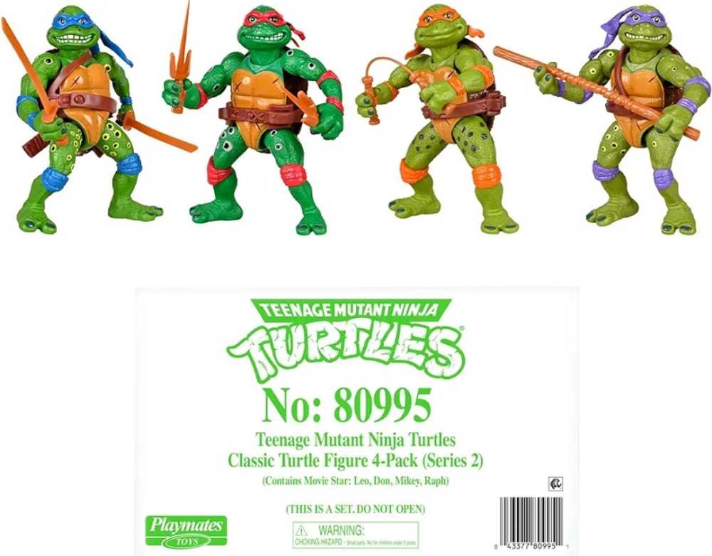 Donatello Movie Reissue - Playmates Toys (TMNT 1991 Movie Star (Reissue)) action figure collectible [Barcode 043377818007] - Main Image 4