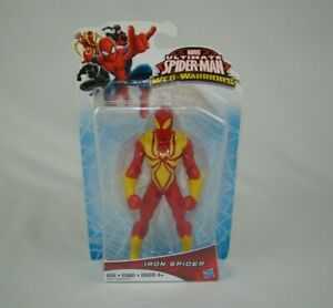 Marvel Ultimate Web Warriors Iron Spider 5.5” Man Hasbro  action figure collectible [Barcode 630509270408] - Main Image 1