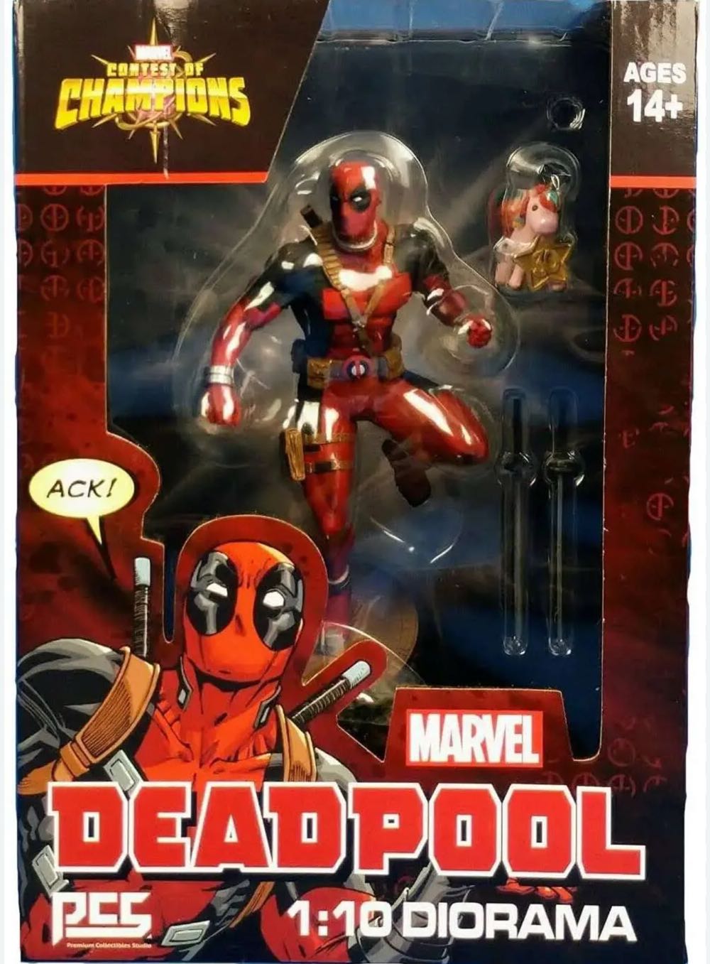 Marvel Deadpool Marvel Contest Of Champions Premium Colection Pcs Diorama Sg196 1:10 Collectibles Statue New - Premium Collectibles Studio action figure collectible [Barcode 701575417728] - Main Image 3