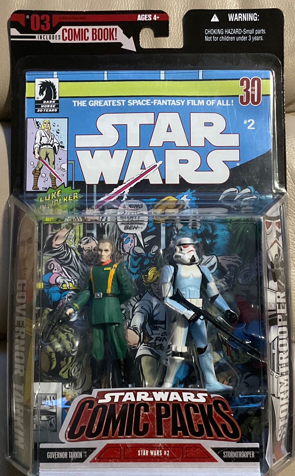 30th Anniversary Collection - Comic Packs #03 - Tarkin/ Stormtrooper - Hasbro (A New Hope) action figure collectible - Main Image 1