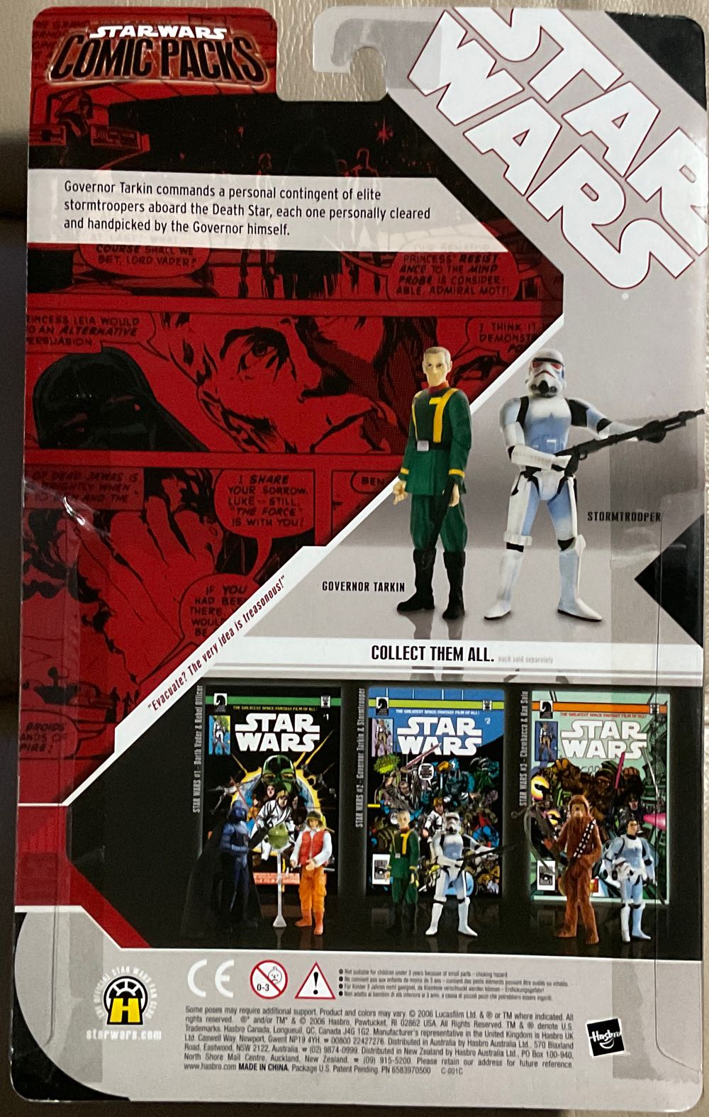 30th Anniversary Collection - Comic Packs #03 - Tarkin/ Stormtrooper - Hasbro (A New Hope) action figure collectible - Main Image 2