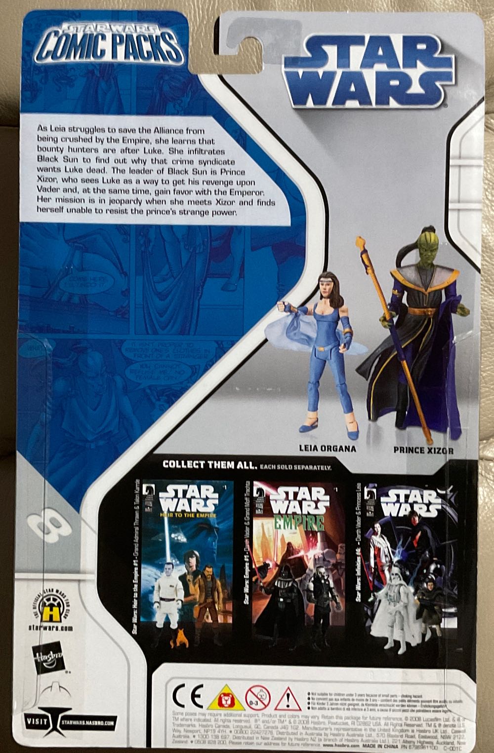 Legacy Collection - Comic Packs #8 - Leia/ Xizor - Hasbro (Shadows Of The Empire) action figure collectible - Main Image 2