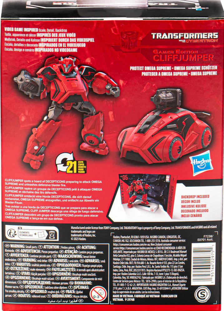 S.S. Deluxe Class War For Cybertron Cliffjumper - Hasbro (Transformers) action figure collectible - Main Image 4